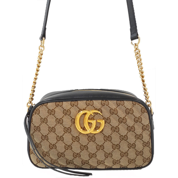 Gucci GG Marmont Small Shoulder Bag Beige - Picture 1 of 5